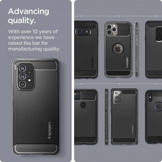 Spigen Rugged Armor Case for Samsung Galaxy A53 5G - Matte Black 12