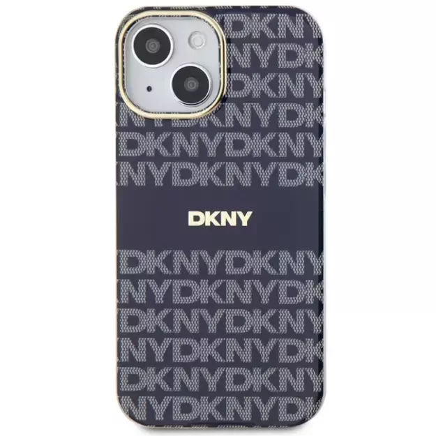 DKNY IML Mono &amp  Stripe MagSafe case for iPhone 15 / 14 / 13 - blue 9