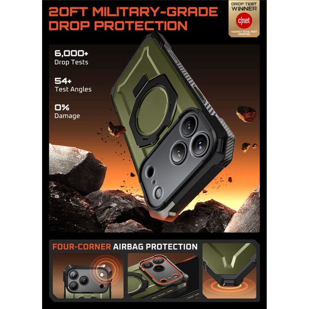 Supcase UB Grip Mag MagSafe Case for iPhone 17 Pro - Green 2