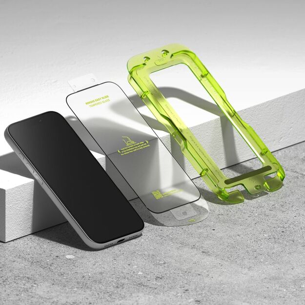 Ringke Easy Slide 2-pack tempered glass for iPhone 17 Pro Max - black 2