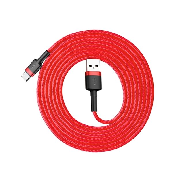 Baseus Cafule Cable durable nylon cable USB / USB-C QC3.0 2A 2M red (CATKLF-C09) 7