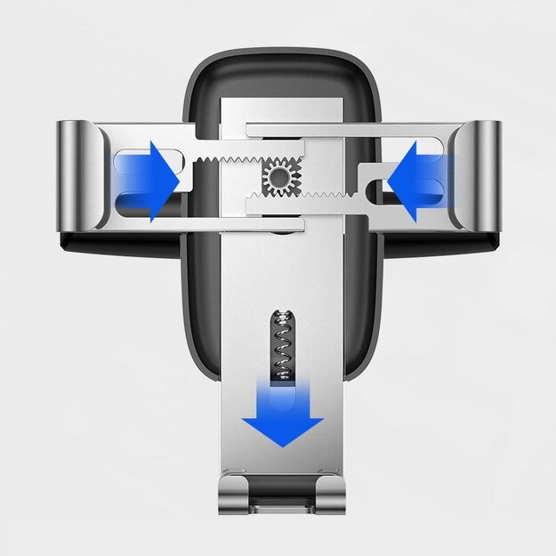 Baseus Metal Age Gravity Car Mount Metal Gravity Car Mount for CD Slot Black (SUYL-J01) 11