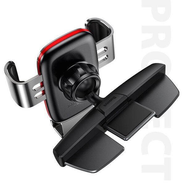 Baseus Metal Age Gravity Car Mount Metal Gravity Car Mount for CD Slot Black (SUYL-J01) 14
