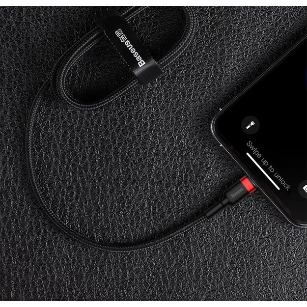 Baseus CATLKLF-G1 Lightning - USB-C PD QC cable 18W 480Mb/s 1m - black and gray 15