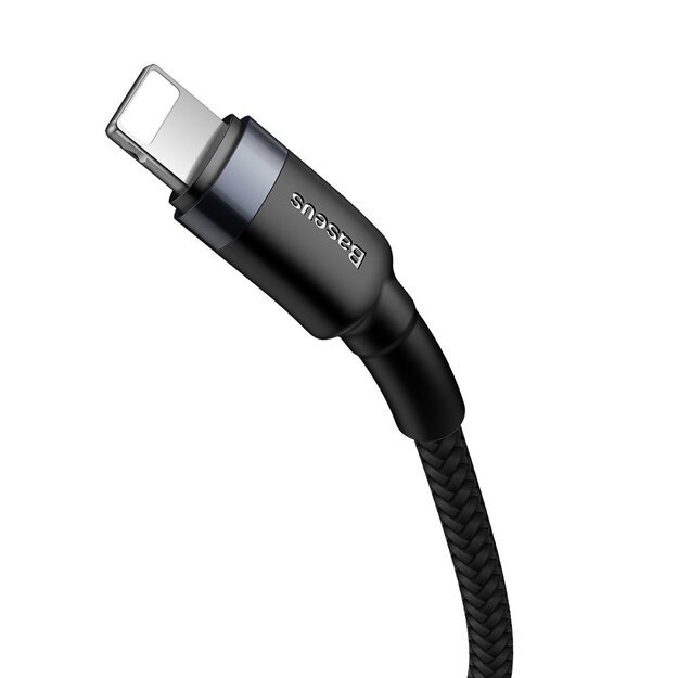 Baseus CATLKLF-G1 Lightning - USB-C PD QC cable 18W 480Mb/s 1m - black and gray 5