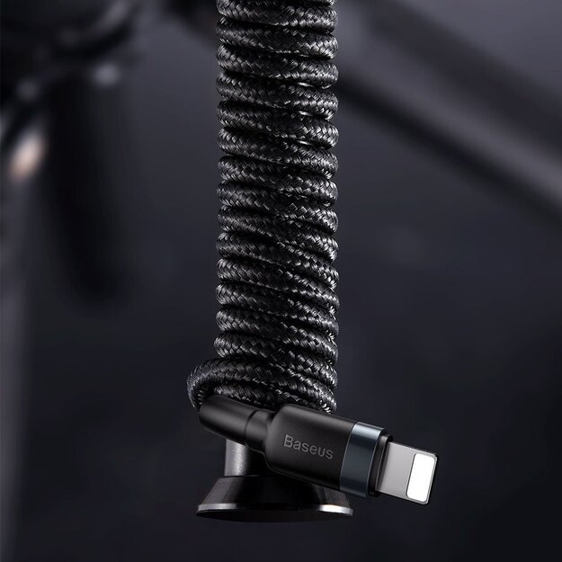 Baseus CATLKLF-G1 Lightning - USB-C PD QC cable 18W 480Mb/s 1m - black and gray 11