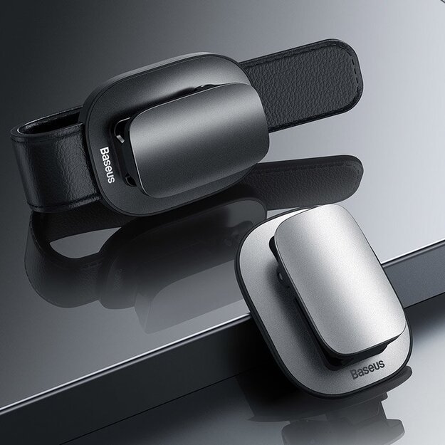 Baseus Car Holder Glasses Clip Silver (ACYJN-B0S) 9