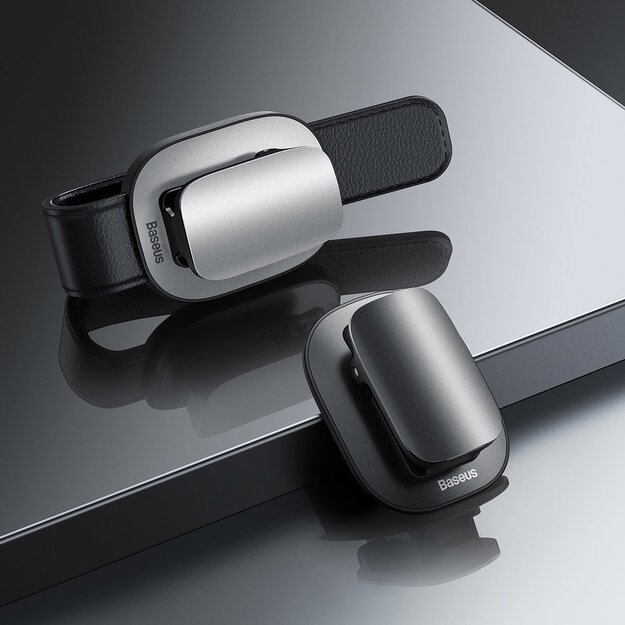 Baseus Car Holder Glasses Clip Silver (ACYJN-B0S) 5