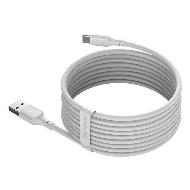 Baseus 2x USB-A - USB Type C cable fast charging Quick Charge 40 W 5 A 1.5 m - white (TZCATZJ-02) 3
