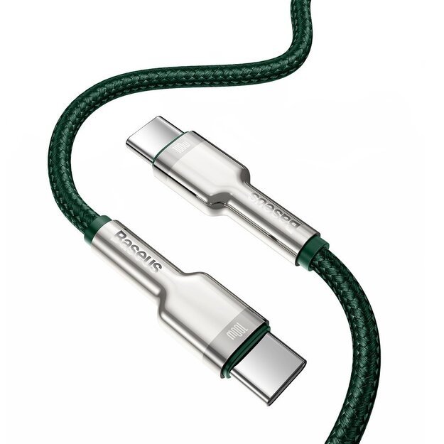 Baseus Cafule Series Metal Data USB-C / USB-C PD QC SCP 100W 5A 2 m cable - green 2