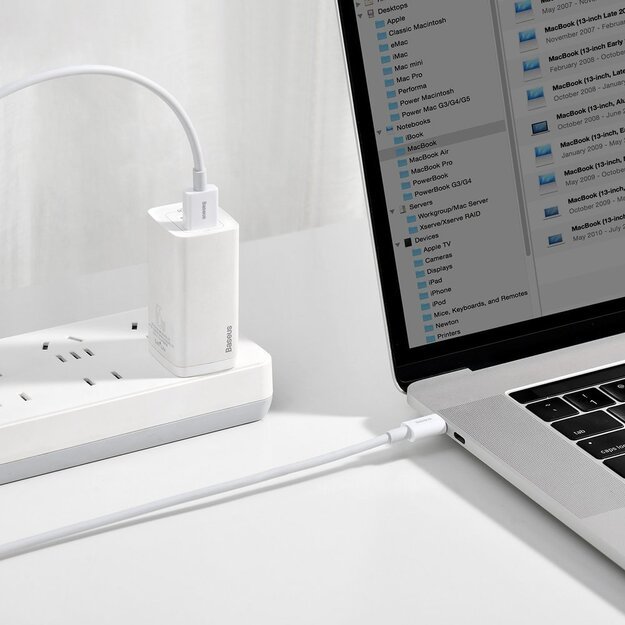 Baseus Superior cable USB - USB TypeC 66 W 6A 2 m White (CATYS-A02) 9