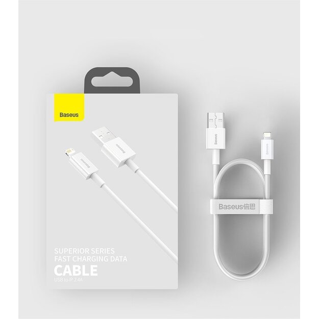 Baseus Superior USB - Lightning cable 2.4 A 2 m black (CALYS-C01) 16