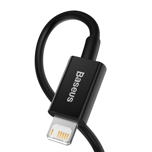 Baseus Superior USB - Lightning cable 2.4 A 2 m black (CALYS-C01) 2