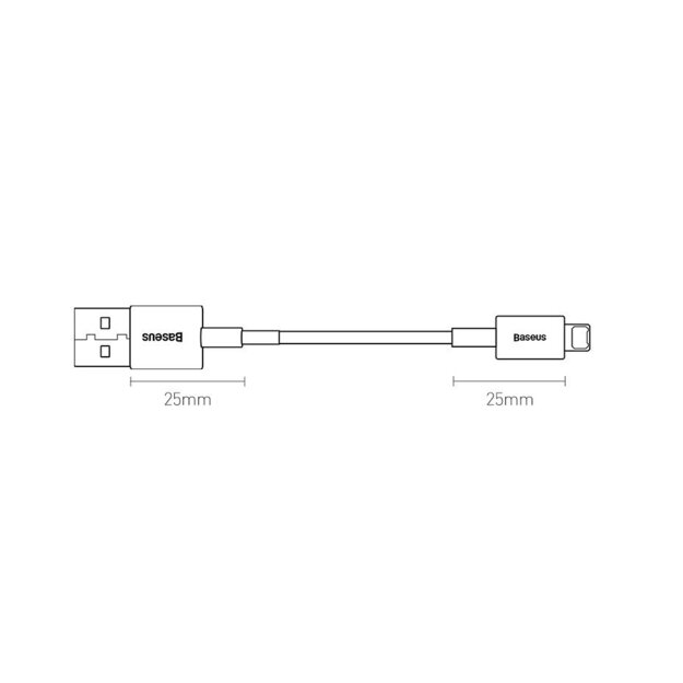 Baseus Superior USB - Lightning cable 2.4 A 2 m black (CALYS-C01) 15
