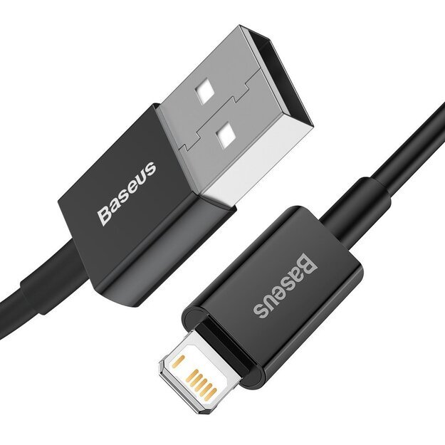 Baseus Superior USB - Lightning cable 2.4 A 2 m black (CALYS-C01) 1