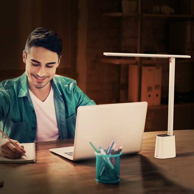 Baseus Smart Eye rechargeable folding reading desk LED lamp (Smart Light) white (DGZG-02) 20