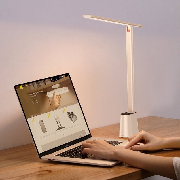 Baseus Smart Eye rechargeable folding reading desk LED lamp (Smart Light) white (DGZG-02) 10