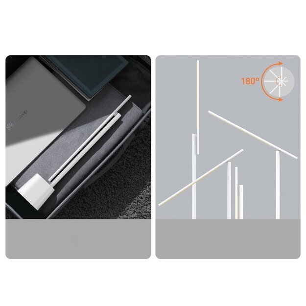 Baseus Smart Eye rechargeable folding reading desk LED lamp (Smart Light) white (DGZG-02) 15