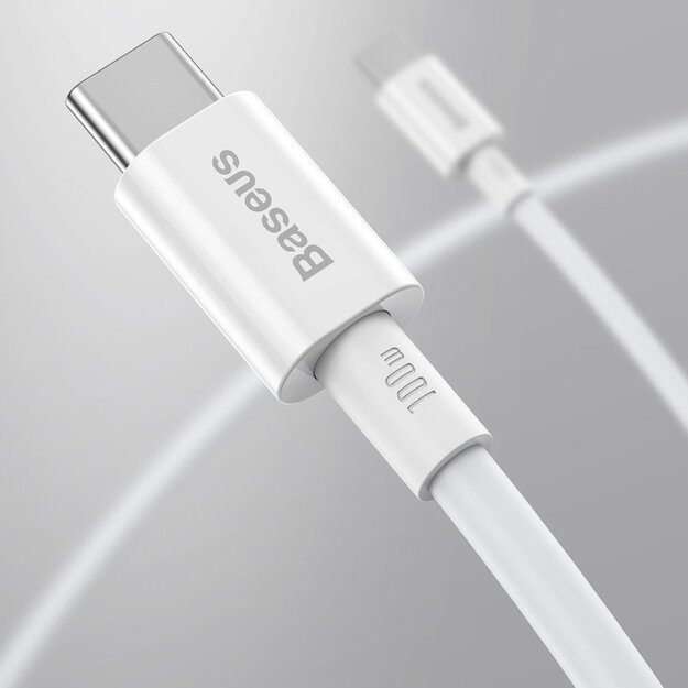 Baseus CATYS-B01 USB-C - USB-C PD QC FCP cable 100W 5A 480Mb/s 1m - black 18