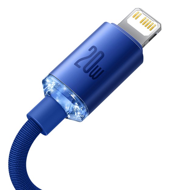 Baseus CAJY000303 Lightning - USB-C PD cable 20W 480Mb/s 2m - blue 5