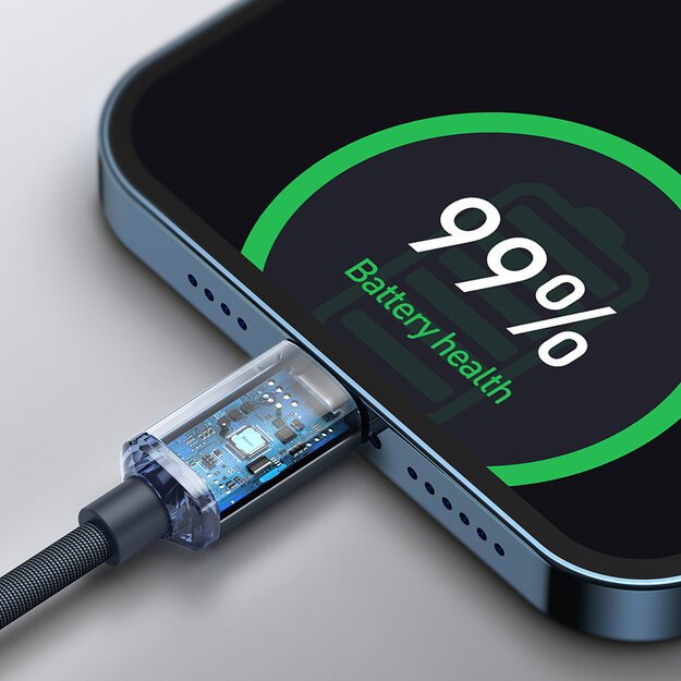 Baseus CAJY000303 Lightning - USB-C PD cable 20W 480Mb/s 2m - blue 12