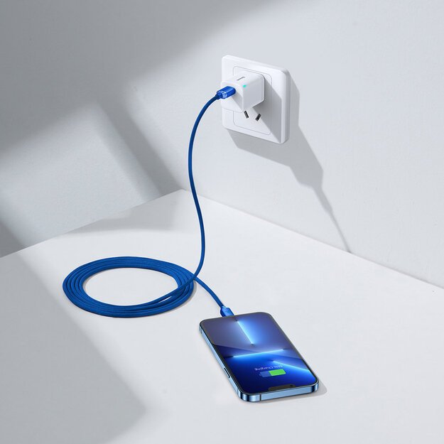 Baseus CAJY000303 Lightning - USB-C PD cable 20W 480Mb/s 2m - blue 8
