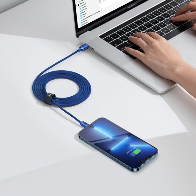 Baseus CAJY000703 USB-C - USB-C PD cable 100W 480Mb/s 2m - blue 8