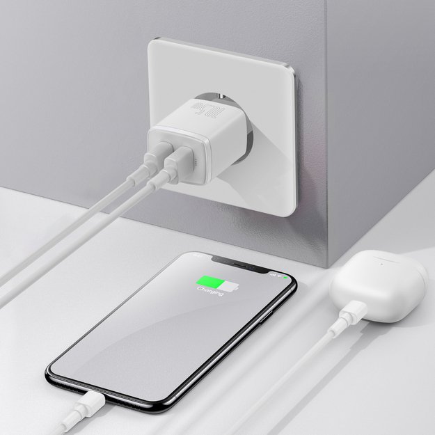 Baseus Compact charger 2x USB 10.5W white (CCXJ010202) 8