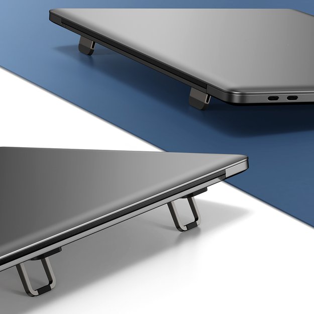 Baseus universal laptop feet stands (2 pcs.) gray (LUZC000013) 10