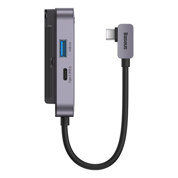 Baseus PadJoy universal 6in1 USB-C USB-C HUB for tablet / smartphone - dark gray 2
