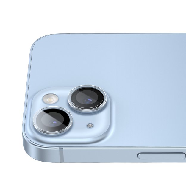 Baseus tempered glass for iPhone 14 / iPhone 14 Plus camera lenses transparent + cleaning kit 7