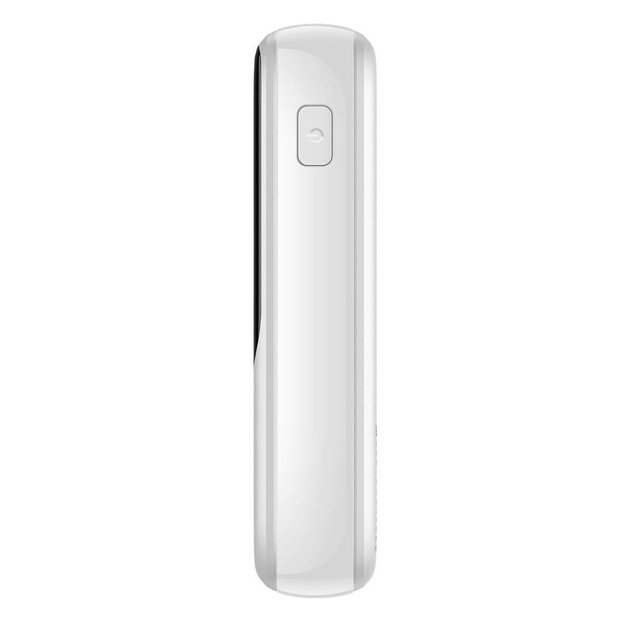Baseus Qpow Digital Display powerbank with fast charging 10000mAh 22.5W QC/PD/SCP/FCP with built-in USB-C cable white 3