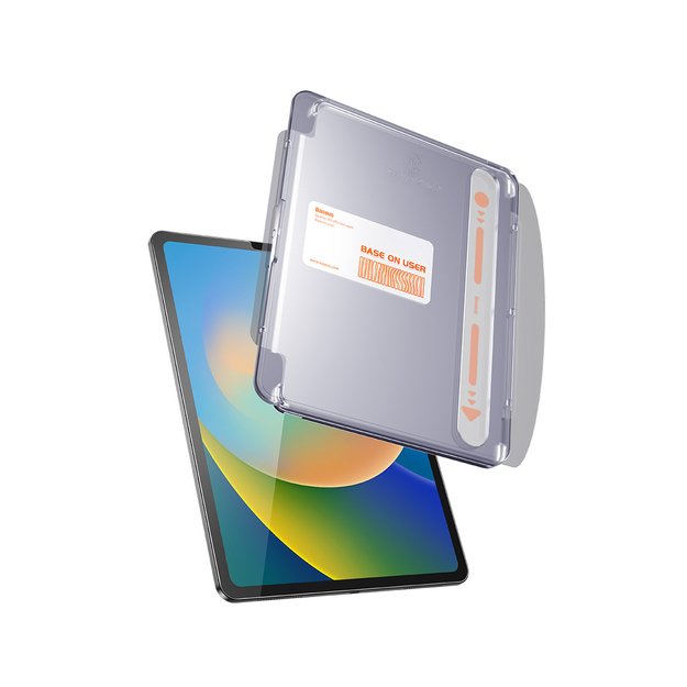 Baseus Crystal tempered glass for iPad 10.2   (2019/2020/2021) / iPad Air 3 10.5   + mounting kit - transparent 1