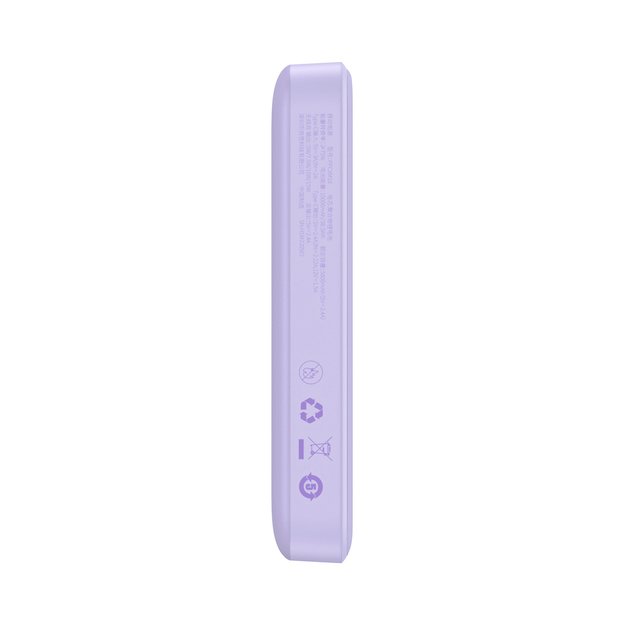 Baseus Magnetic Mini Induction Powerbank 10000mAh 20W - purple + USB-C - USB-C cable 5