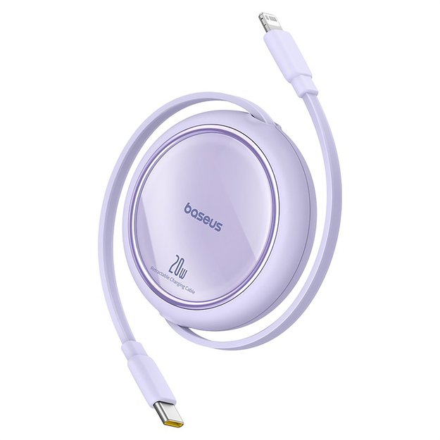 Baseus Free2Pull Cable Retractable USB-C / Lightning 20W 1m - Purple 2