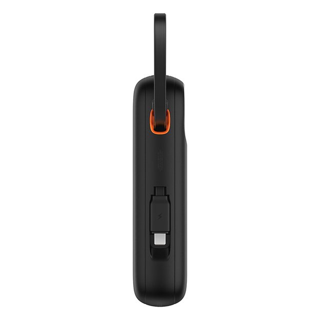 Baseus QPow 2 30W 10000mAh Power Bank with Built-in USB-C Cables - Black 2