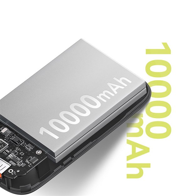 Baseus QPow 2 30W 10000mAh Power Bank with Built-in USB-C Cables - Black 12