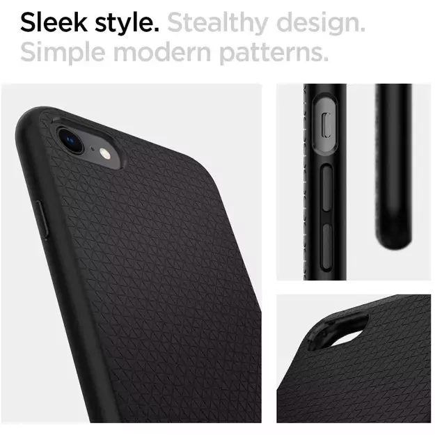 Spigen Liquid Air Case for iPhone 7 / 8 / SE 2020 / SE 2022 - Black 9