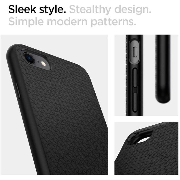 Spigen Liquid Air Case for iPhone 7 / 8 / SE 2020 / SE 2022 - Black 2