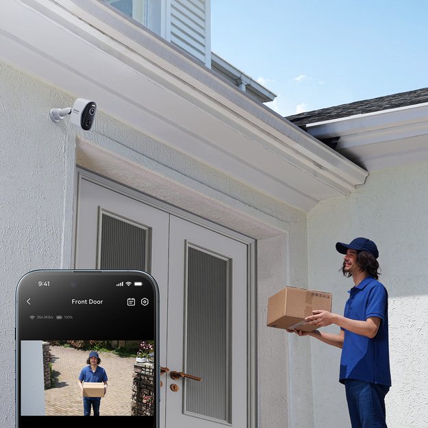 Baseus Security N1 2K Outdoor Monitoring Kit (2 Cameras) – White 11