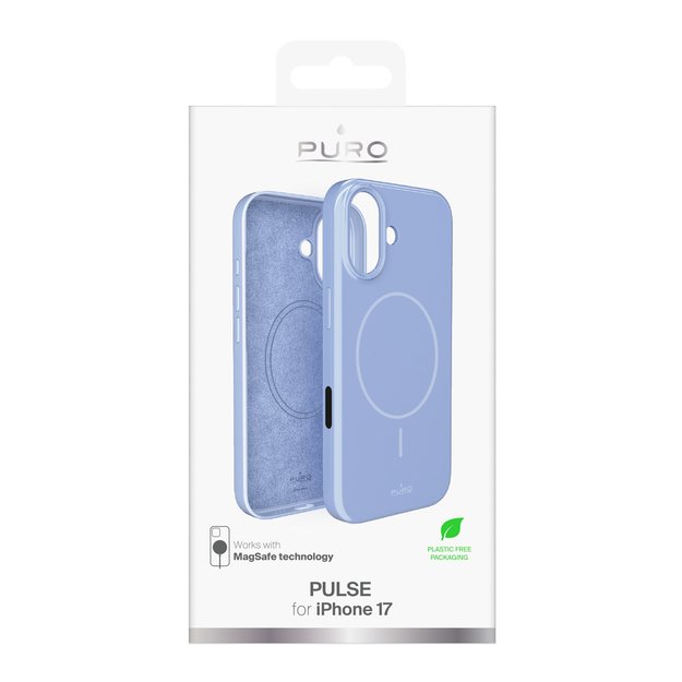 Puro Pulse iPhone 17 polycarbonate protective case - blue 1