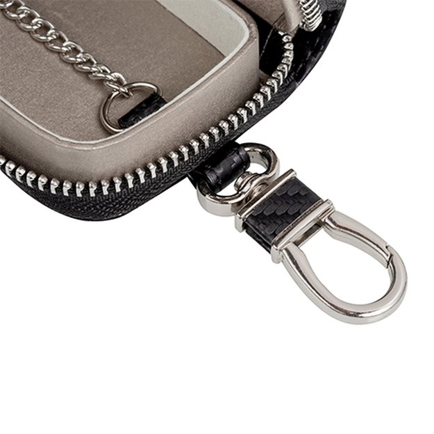 Anti-theft Car Key Case Blocking Radio Waves Faraday Box Faraday Cage Black 2