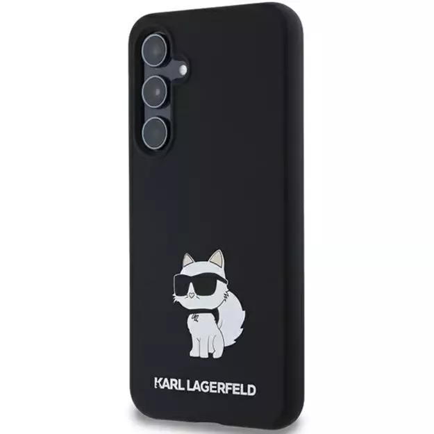Karl Lagerfeld Silicone Choupette case for Samsung Galaxy A35 - black 8