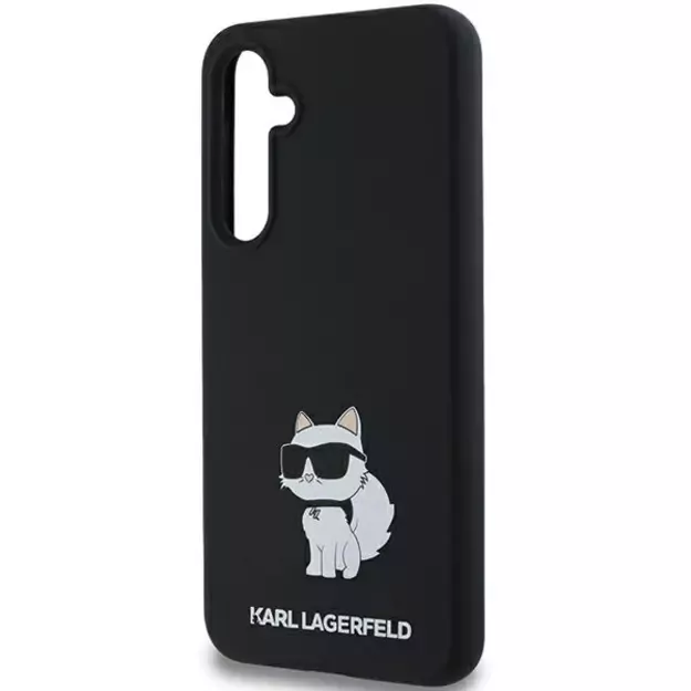 Karl Lagerfeld Silicone Choupette case for Samsung Galaxy A35 - black 12