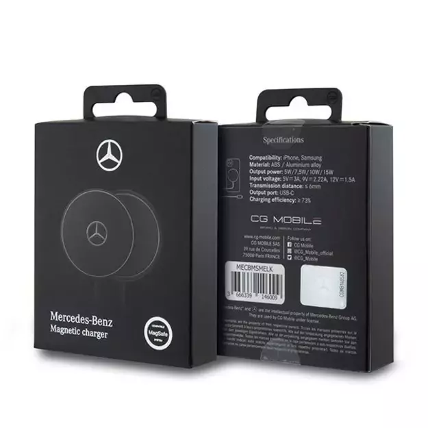 Mercedes 15W MagSafe inductive charger - black 3