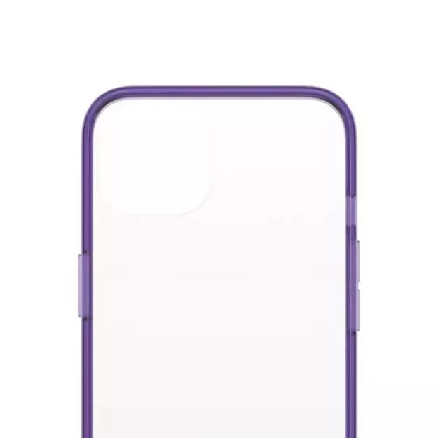 PanzerGlass ClearCase antibacterial case with Military Grade certificate for iPhone 13 / 14 / 15 - transparent purple 2
