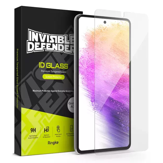Ringke Invisible Defender ID Glass 2.5D 0.33mm screen protector for Samsung Galaxy A73 5G 4
