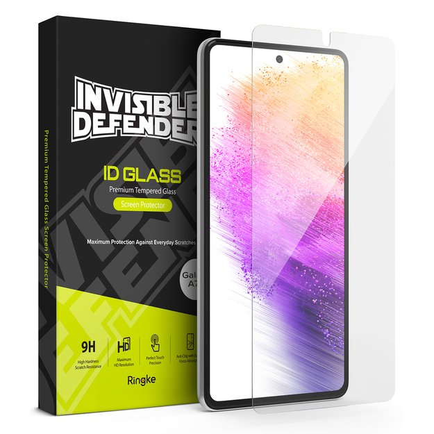 Ringke Invisible Defender ID Glass 2.5D 0.33mm screen protector for Samsung Galaxy A73 5G 16