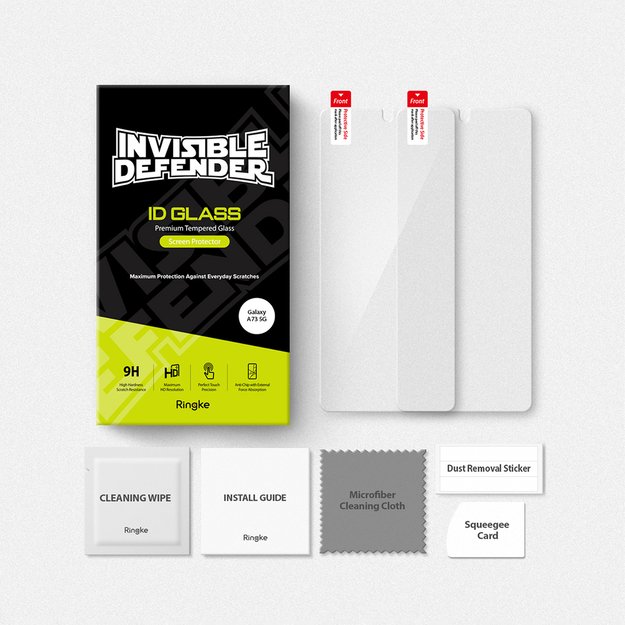 Ringke Invisible Defender ID Glass 2.5D 0.33mm screen protector for Samsung Galaxy A73 5G 24