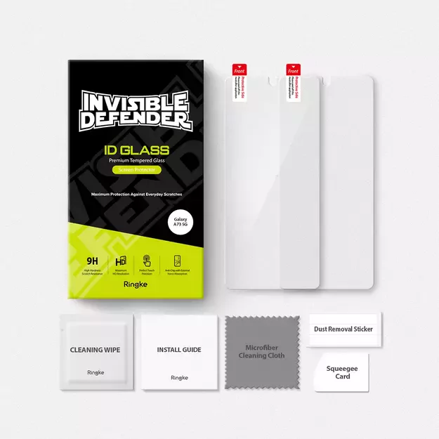 Ringke Invisible Defender ID Glass 2.5D 0.33mm screen protector for Samsung Galaxy A73 5G 12